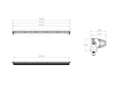 Image of Baja Designs 5000K S8 50" White Work/Scene 31,750 Lumens Light Bar