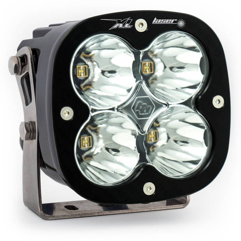 Image of Baja Designs XL Black High Speed Spot Laser Light Pod With Mounting Bracket