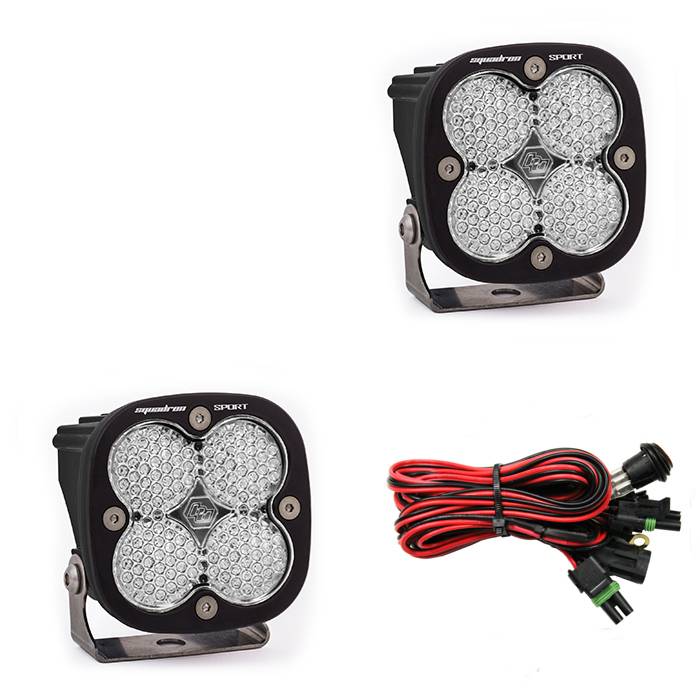 Image of Baja Designs 5000K Squadron Sport LED Work/Scene Pair Light Pods