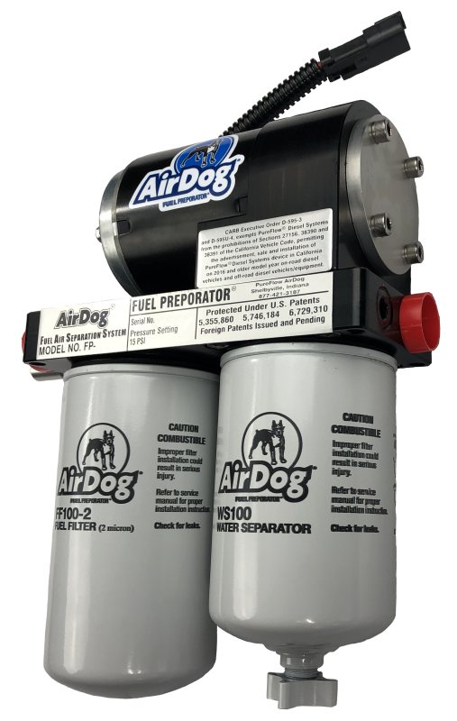 AirDog 150 GPH Lift Pump/Fuel Bowl Bypass For 01-10 6.6L LB7