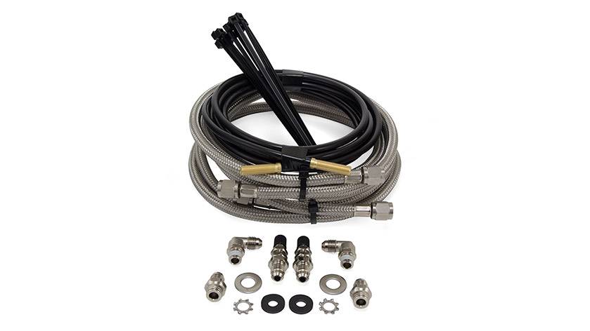 Image of Air Lift Loadlifter 5000 Ultimate Plus Braided Stainless Upgrade Hardware Kit