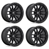 Image of (4) 18x9 Fuel Rebel 6 Matte Black Wheels 6X139.7 +20MM Offset For Ford GM Toyota