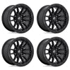 Image of (4) 20x9 Fuel Rebel 6 Matte Black Wheels 6X139.7 +20MM Offset For Ford GM Toyota