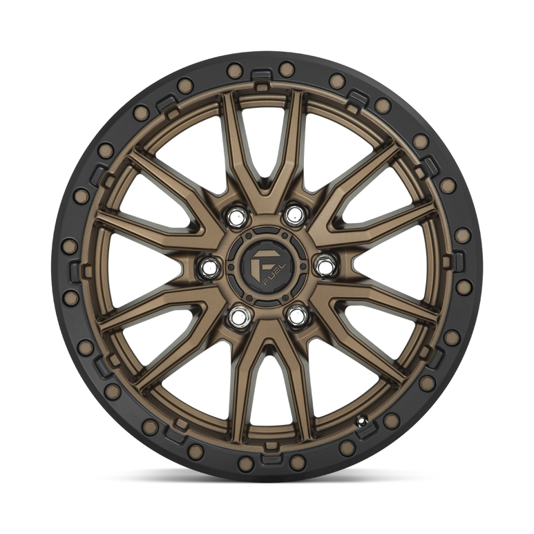 4) 18x9 Fuel Rebel 6 Matte Bronze Wheels 6X139.7 +20MM Offset For