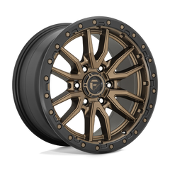 Image of (4) 22x10 Fuel Rebel 6 Matte Bronze Wheels 6X139.7 -13MM Offset For Ford GM