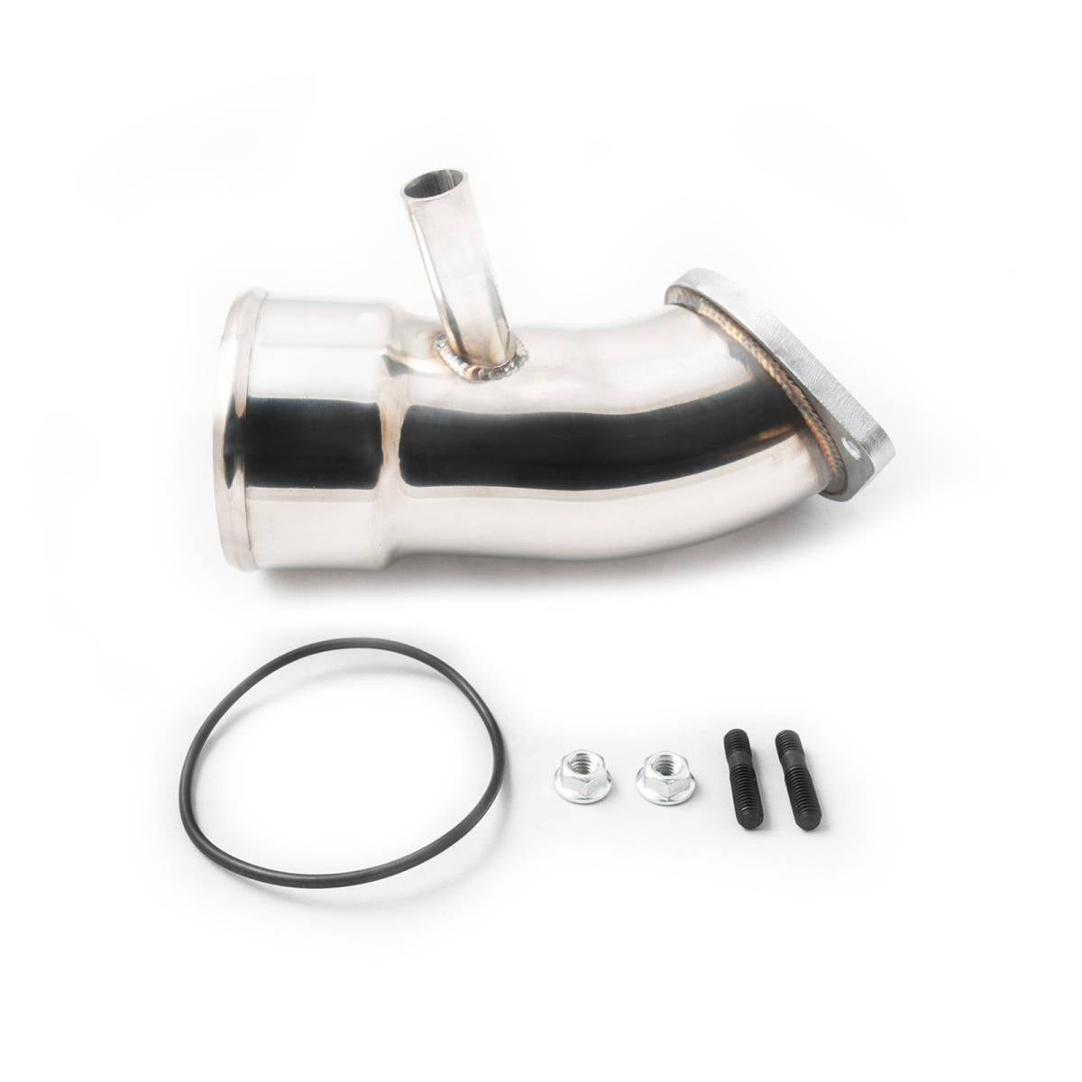Image of Rudy's 3.5" Polished Turbo Intake Horn Kit For 2017-2019 GM 6.6L L5P Duramax