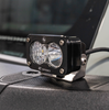 Image of Rudy's Custom Mirror Mounted Baja Designs S1/S2 Ditch Light Kit For 2021+ Ford Bronco