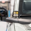 Image of Rudy's Custom Mirror Mounted Baja Designs Squadron Ditch Light Kit For 2021+ Ford Bronco