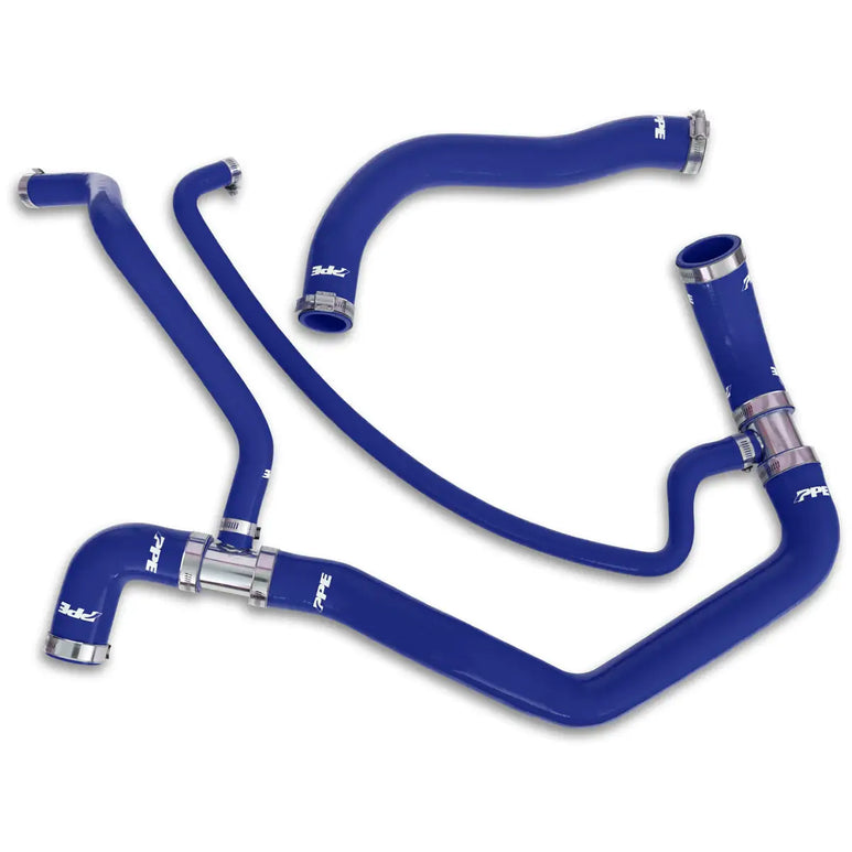 Image of PPE Blue Silicone Upper & Lower Coolant Hose Kit For 2001-2005 GM 6.6L Duramax
