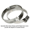 Image of PPE Orange Silicone Upper & Lower Coolant Hose Kit For 2011-2016 GM 6.6L Duramax