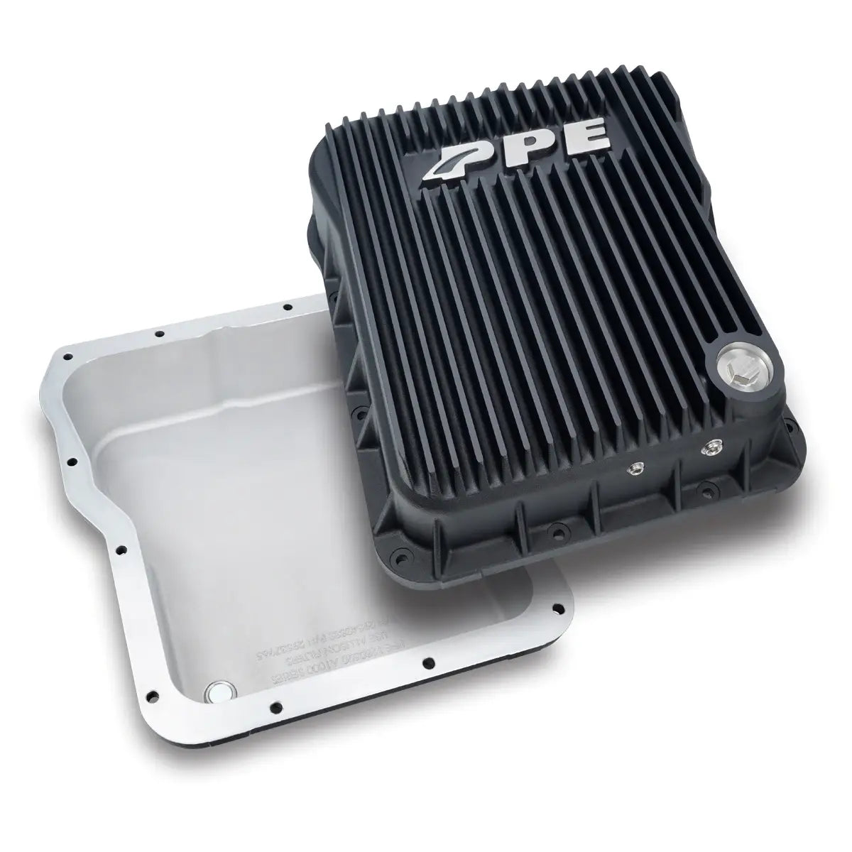 Image of PPE Standard Profile Black Transmission Pan For 01-19 GM 6.6L Duramax Diesel