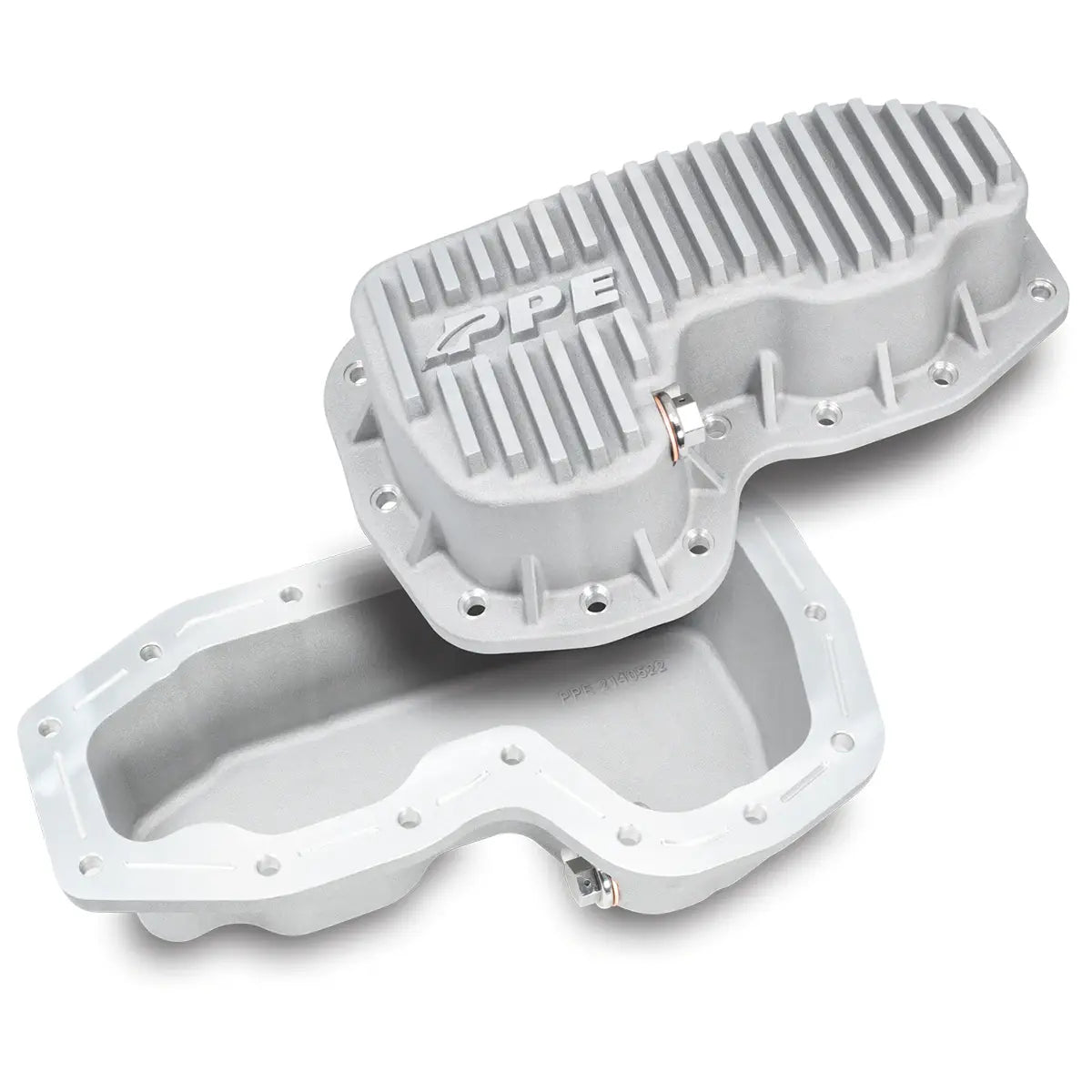 Image of PPE Heavy Duty Raw Aluminum Oil Pan For 2011-2022 Jeep Grand Cherokee 3.6L Gas