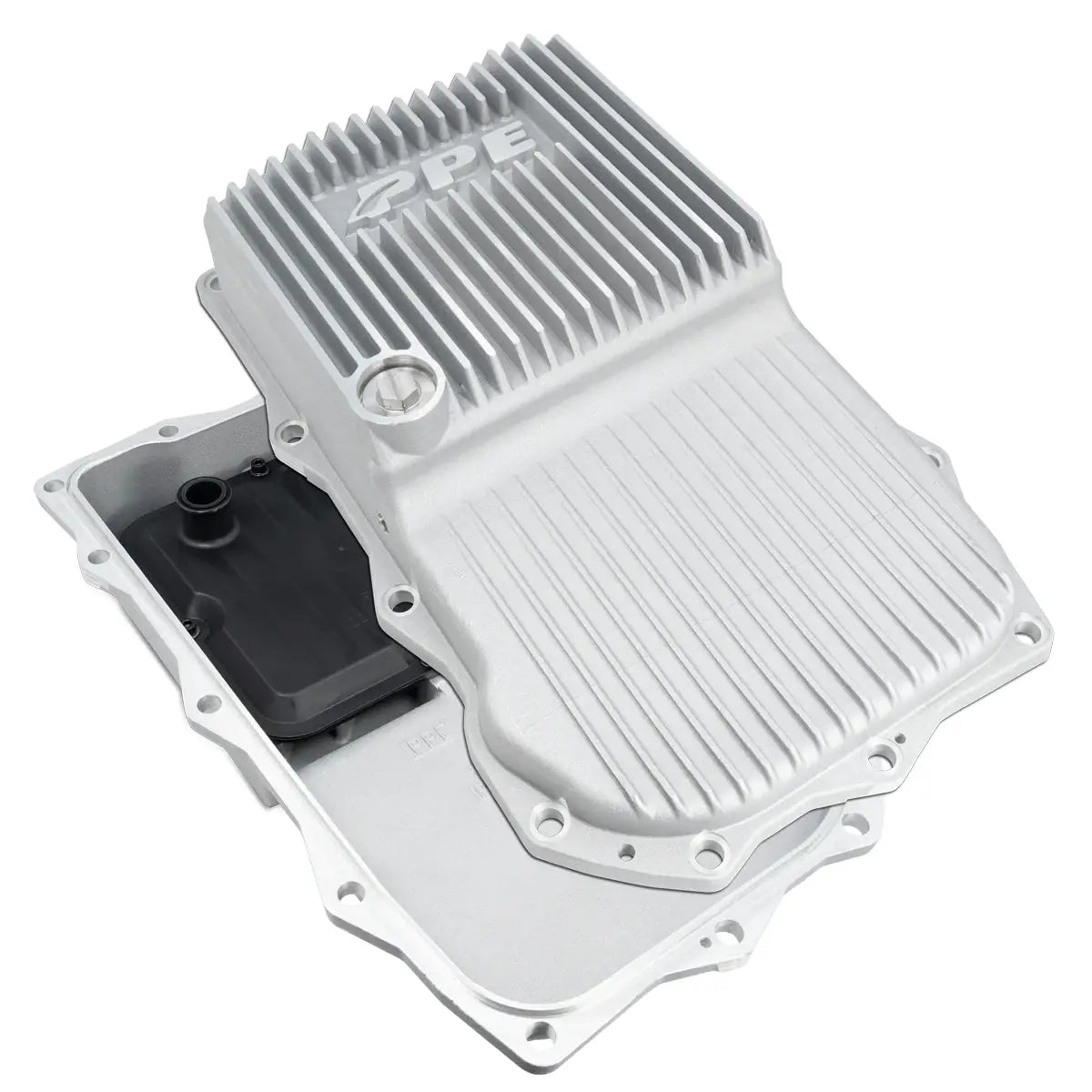Image of PPE HD Raw Aluminum Transmission Pan W/ Filter For 2013-2022 Ram 1500/Challenger