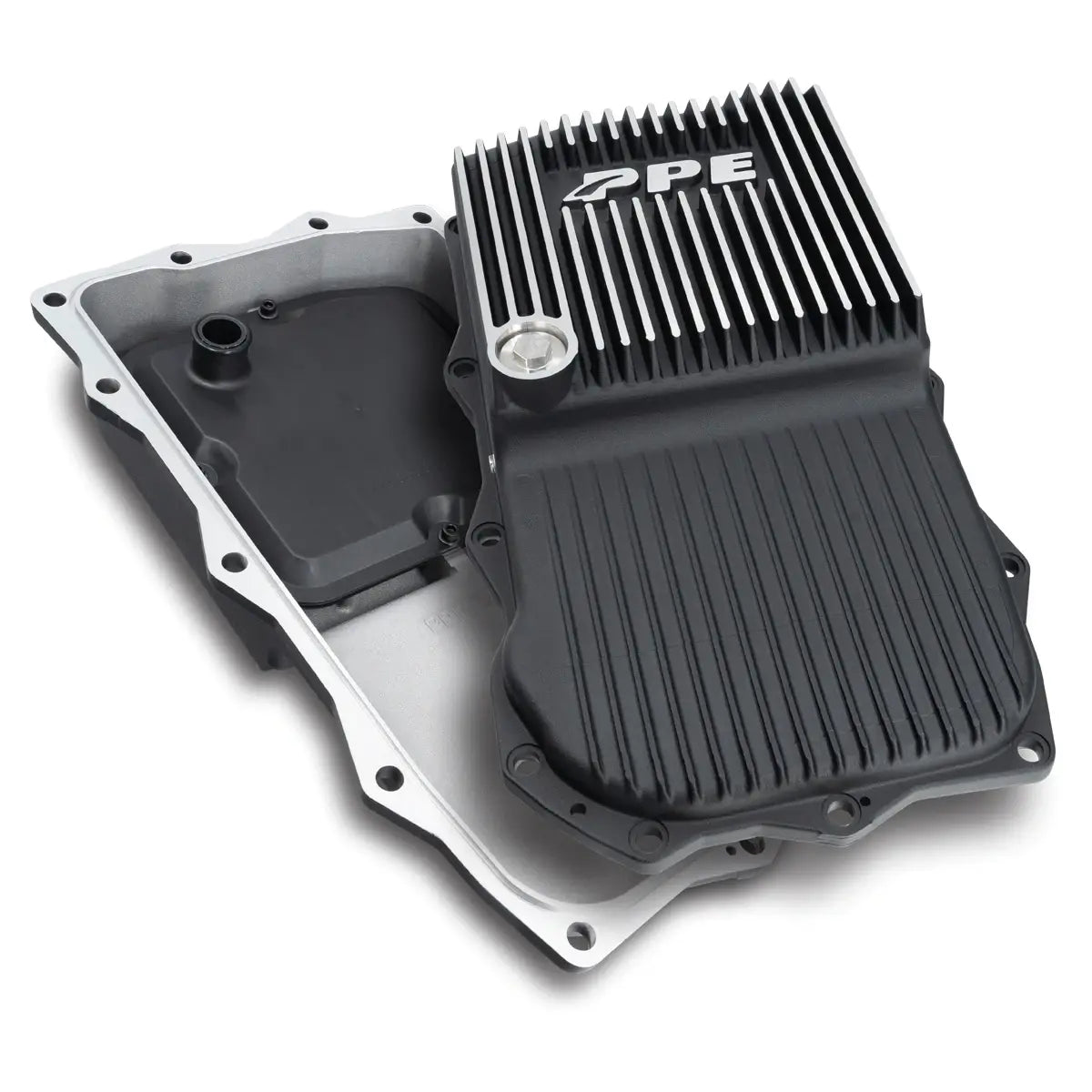 Image of PPE HD Brushed Aluminum Transmission Pan W/ Filter For 13-22 Ram 1500/Challenger