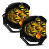 Image of Baja Designs Amber LP6 Pro Pair 5,000K LED Spot Pattern Lights/Toggle Harness