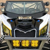 Image of Baja Designs Shock Mount 10" OnX6+ Laser Light Bar Kit For Can-Am Maverick X3