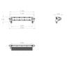 Image of Baja Designs Shock Mount Clear 10" S8 Light Bar Kit For 17-21 Can-Am Maverick X3