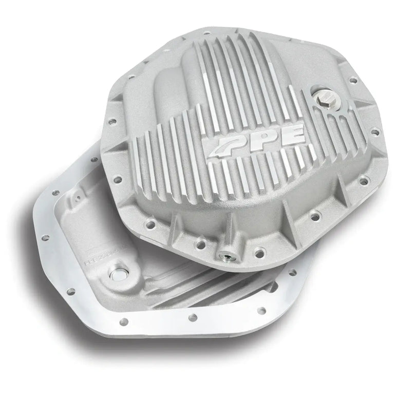 Image of PPE Heavy Duty Raw Aluminum Rear Differential Cover For 2001-2019 GM 2500/3500