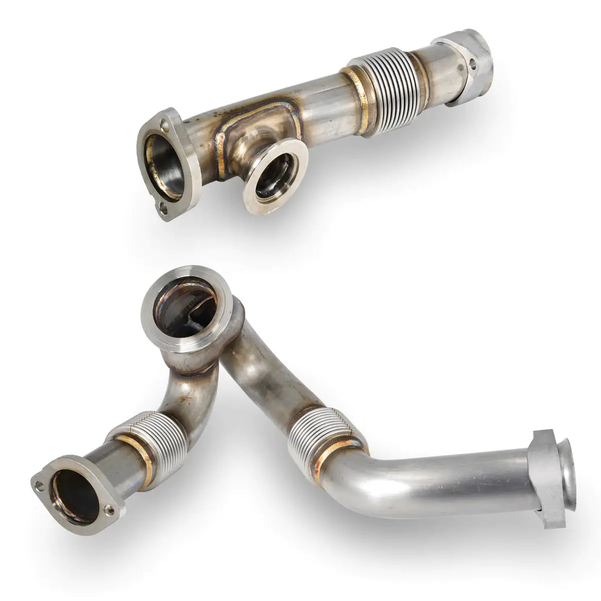 Image of PPE Factory Length Replacement Up Pipes For 2003.5-2004 Ford F-250/F-350/F-450