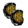 Image of Baja Designs Amber 5000K LP9 Pro LED Spot Pattern Lights & Toggle Harness