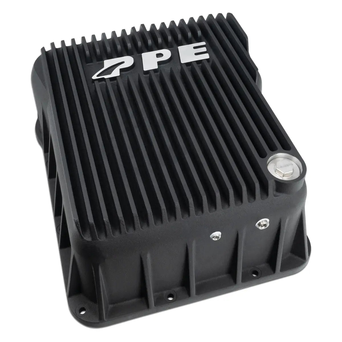 Image of PPE Black Heavy Duty Deep Transmission Pan For 2001-2019 GM 6.6L Duramax Diesel
