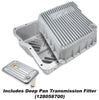 Image of PPE Black Heavy Duty Deep Transmission Pan For 2001-2019 GM 6.6L Duramax Diesel