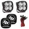 Image of Baja Designs Squadron Racer Edition Clear LED Spot Light Pods W/ Rock Gaurds