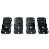 Image of PPE Billet Black Geared Hub Heat Sink Cover Set For 92-06 Hummer H1 HMMWV Humvee