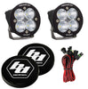 Image of Baja Designs Squadron Round Sport Clear Spot Beam LED Lights W/ Rock Guards