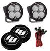 Image of Baja Designs Squadron Round Pro Clear Work/Scene LED Lights W/ Rock Guards