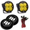 Image of Baja Designs Squadron Round Pro Amber Driving/Combo LED Lights W/ Rock Guards