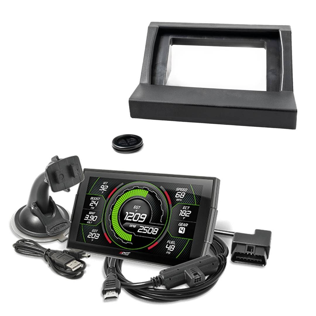 Image of Rudy's Center Console Tray Mount & Edge CTS3 Evolution For 2017-2019 Ford F-250/F-350 6.7L Powerstroke