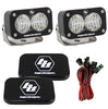 Image of Baja Designs S2 Pro 5000K Clear Wide Cornering LED Light Pods With Rock Guards