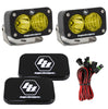 Image of Baja Designs S2 Pro 5000K Amber Driving/Combo LED Light Pods With Rock Guards
