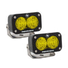 Image of Baja Designs S2 Pro 5000K Amber Wide Cornering LED Light Pods With Rock Guards