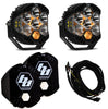Image of Baja Designs LP6 Pro LED Clear Driving/Combo Lights/Toggle Harness/Rock Guards