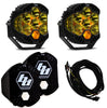 Image of Baja Designs LP6 Pro LED Amber Driving/Combo Lights/Toggle Harness/Rock Guards