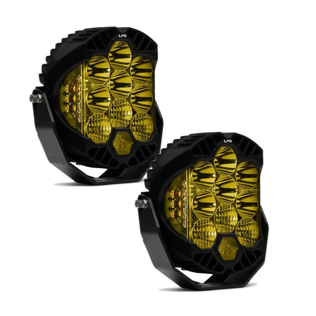 Image of Baja Designs LP9 Sport LED Amber Driving/Combo Lights/Toggle Harness/Rock Guards