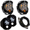 Image of Baja Designs LP9 Pro LED Clear Driving/Combo Lights/Toggle Harness/Rock Guards