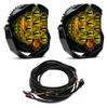 Image of Baja Designs LP9 Pro LED Amber Spot Beam Lights/Toggle Harness/Rock Guards