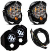 Image of Baja Designs LP9 Racer Edition Clear Spot Beam Lights/Toggle Harness/Rock Guards