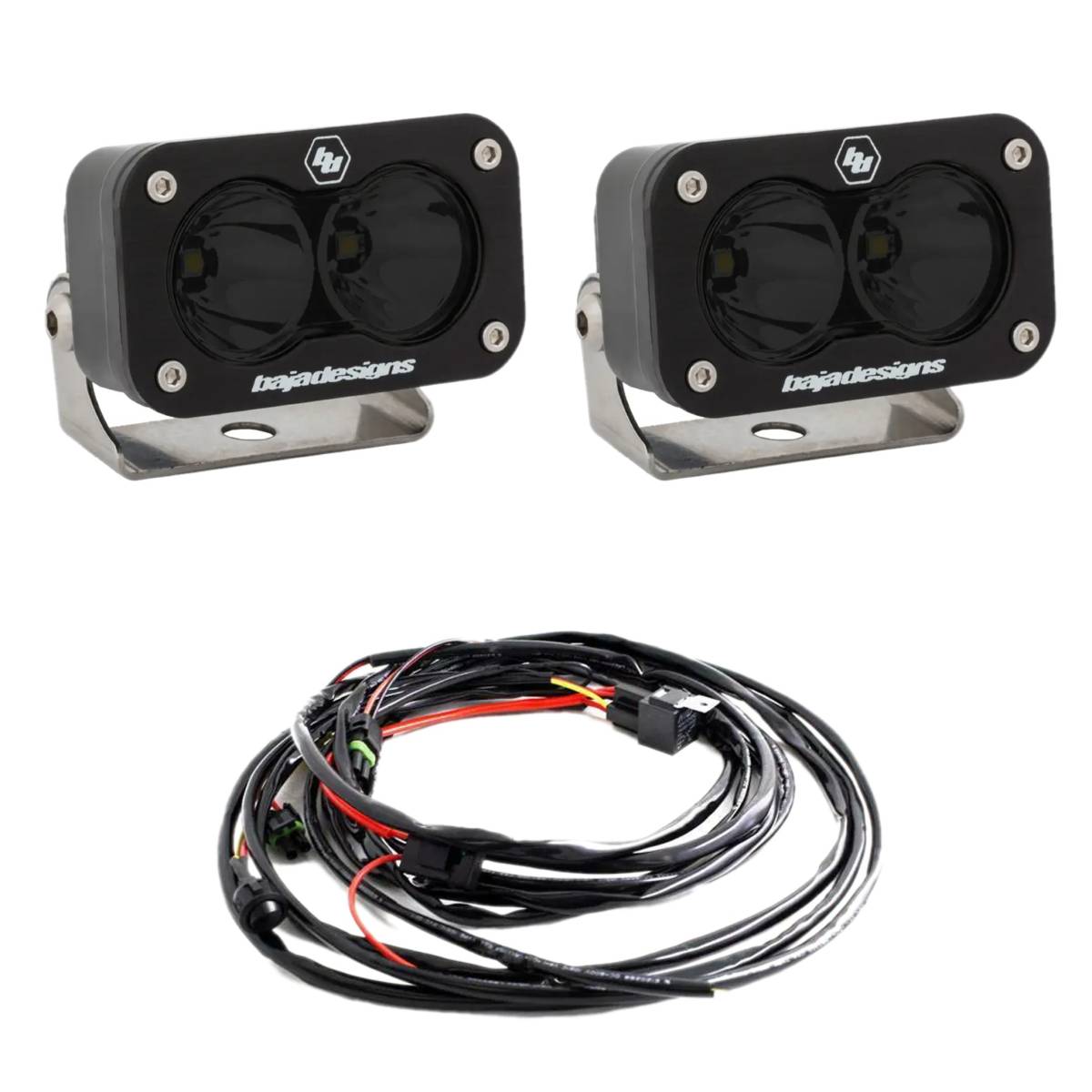 Image of Baja Designs S2 Pro 850nm Infrared Driving/Combo LED Lights W/ Toggle Harness