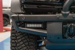 Image of Diode Dynamics SS6 Clear SAE Fog/Wide Light Bars/Toggle/Brackets For Ford Bronco