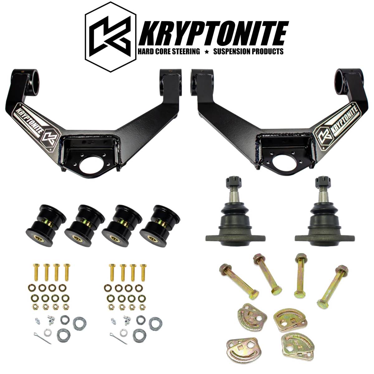 Image of Kryptonite Upper Control Arm Kit/Cam Bolt Kit For 2020+ Chevy/GMC 2500HD/3500HD