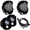 Image of Baja Designs LP9 Sport LED Clear Spot Pattern Lights/Toggle Harness/Rock Guards