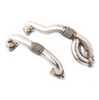 Image of Rudy's Heavy Duty Thick Wall Stainless Up Pipes For 08-10 Ford 6.4L Powerstroke