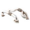 Image of Rudy's Heavy Duty Thick Wall Stainless Up Pipes For 08-10 Ford 6.4L Powerstroke