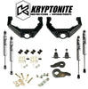 Image of Kryptonite Stage 3 Leveling Kit/Fox Shocks/Cam Bolts/Pins For 01-10 GM 2500/3500