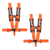 Image of PRP 5.3 Orange 5-Point Adjustable 3" Belt Harness Pair With Auto Style Latch
