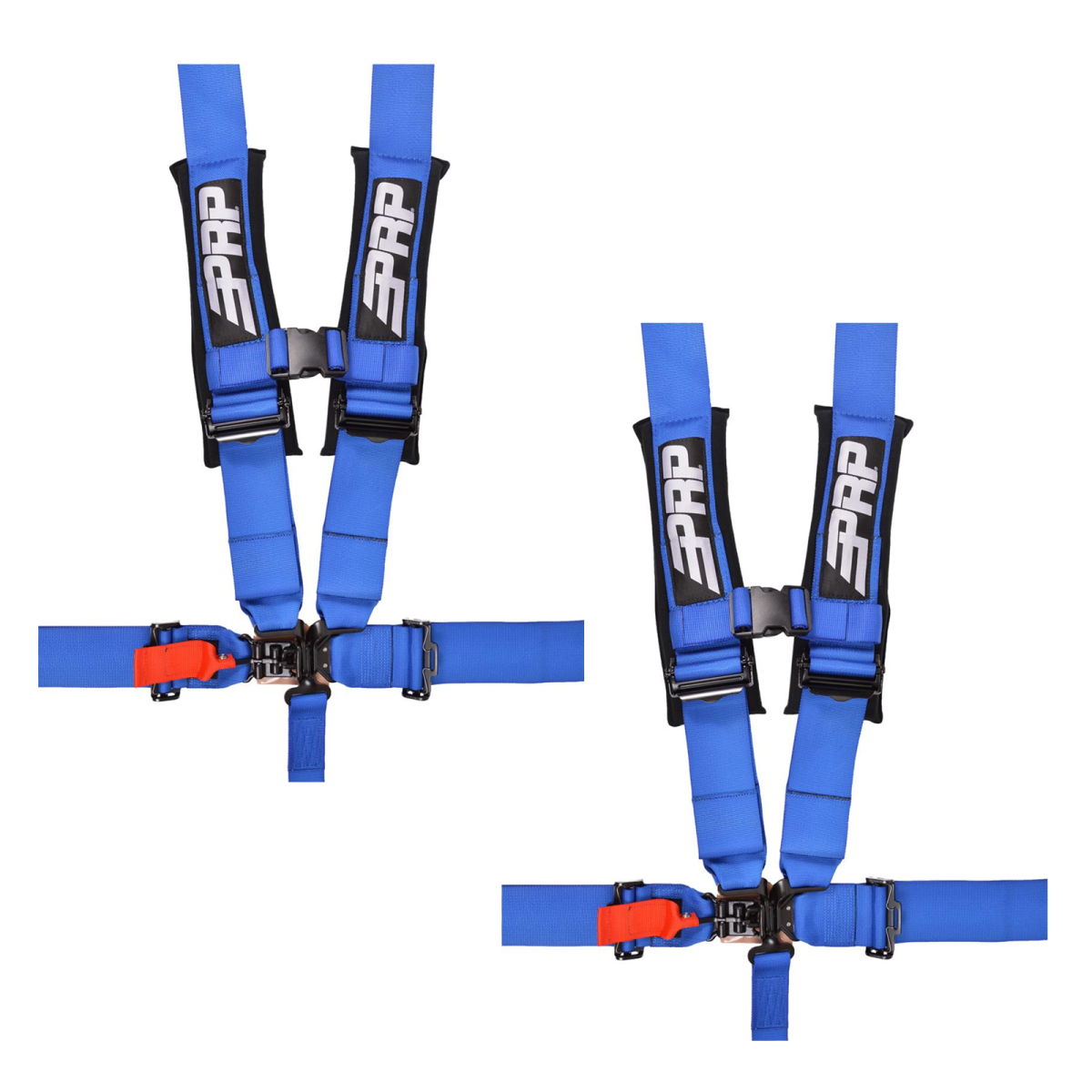 Image of PRP 5.3 Blue 5-Point Adjustable 3" Belt Harness Pair With Auto Style Latch
